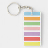 Colorful Pastel Hues Sleutelhanger (Voorkant)