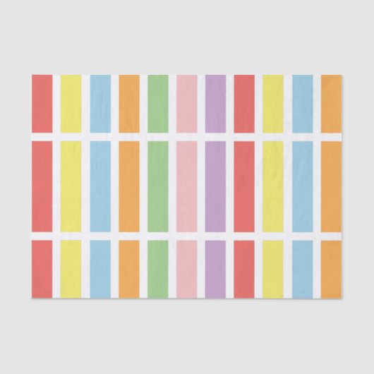 Colorful Pastel Hues Tissuepapier (Voorkant)