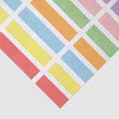 Colorful Pastel Hues Tissuepapier (Detail)