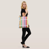 Colorful Pastel Hues Tote Bag (Op model)