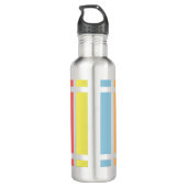 Colorful Pastel Hues Waterfles (Achterkant)