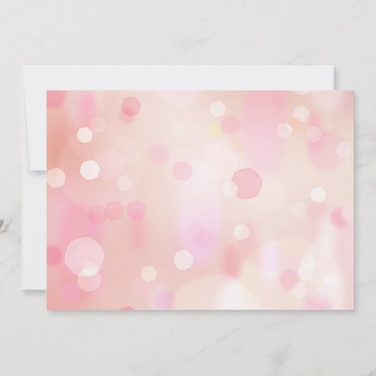 Colorful Pastel Lichten Bridal Shower Uitnodiging (Achterkant)