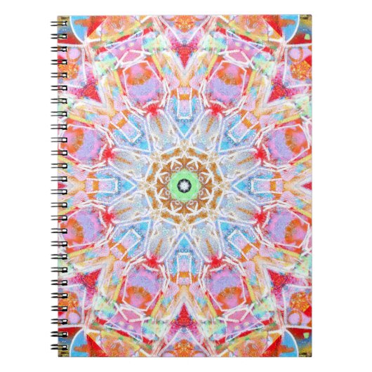 Colorful Pastel Mandala Blank Journal Notitieboek (Voorkant)