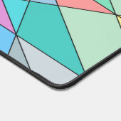 Colorful Pastel Mosaic Triangle Star Monogram Bureaumat (Hoek)