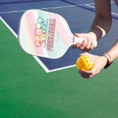 Colorful Pastel-ontwerp Pickleball Paddle