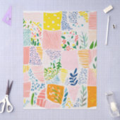 Colorful Pastel Patchwork Preppy Tissuepapier (Craft)