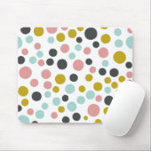 Colorful Pastel Polka Dots | Muismat (Met muis)