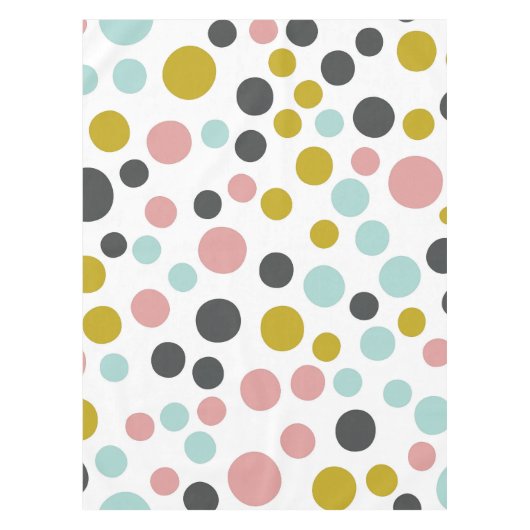 Colorful Pastel Polka Dots | Tablecloth Tafelkleed (Voorkant)