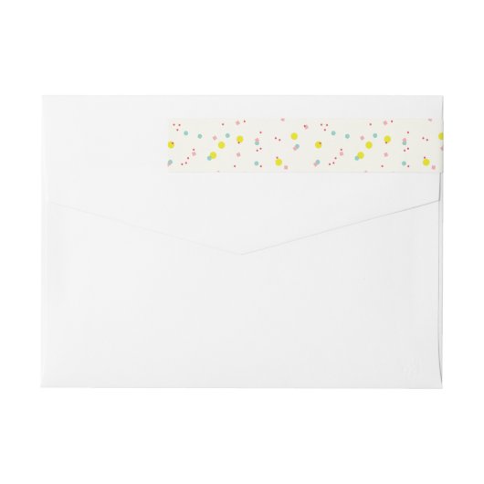 Colorful Pastels Confetti Stippen Oh What Fun Holi (Achterkant)