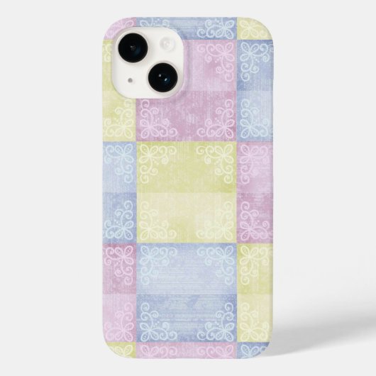 Colorful Pastels Patchwork Case-Mate iPhone Case (Achterkant)