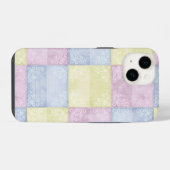 Colorful Pastels Patchwork iPhone Hoesje (Achterkant horizontaal)