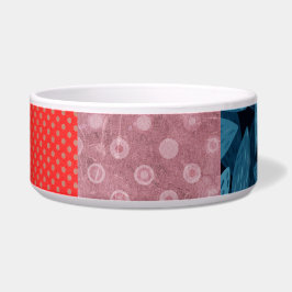 Colorful Patchwork-samenstelling Voerbakje