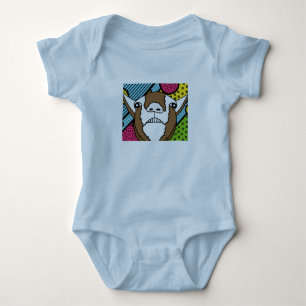 Colorful Patrols Funny Goats Romper