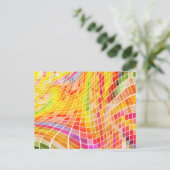 Colorful Pattern Briefkaart (Staand voorkant)
