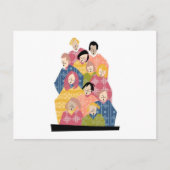 Colorful Pattern Choir Briefkaart (Voorkant)