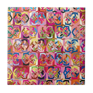 Colorful Pattern Creation "Color Connections" Tegeltje