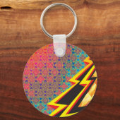 Colorful Pattern Creation "Flash Gordon" Sleutelhanger (Voorkant)