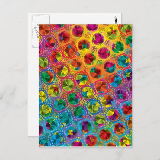 Colorful Pattern Creation "Sinbad's Treasure" Briefkaart (Voorkant / Achterkant)