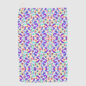 Colorful pattern design on two towels golfhanddoek (Voorkant)