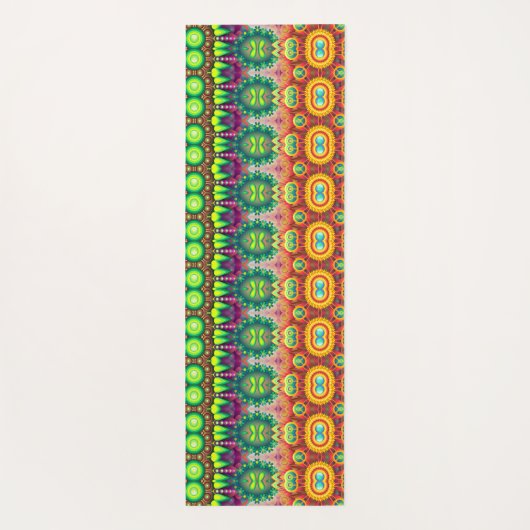 Colorful Pattern Design Yoga Mat (Achterkant)