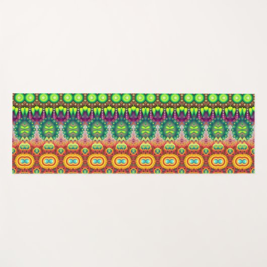 Colorful Pattern Design Yoga Mat (Voorkant (horizontaal))