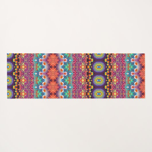 Colorful Pattern Design Yoga Mat (Achterkant (horizontaal))