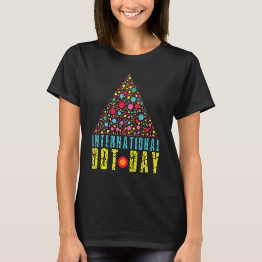 Colorful Pattern Driangle September International T-shirt (Voorkant)