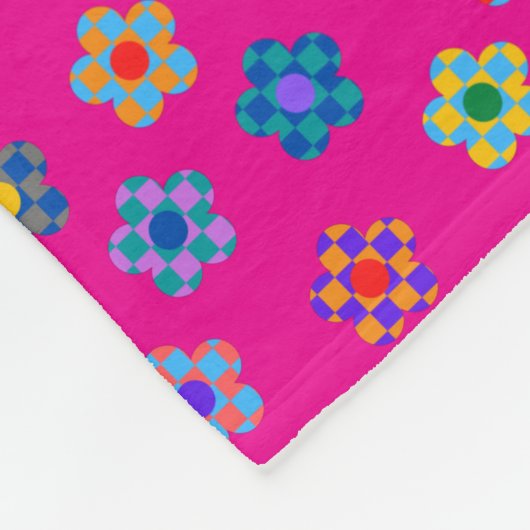 Colorful Pattern Fleece Deken (Hoek)