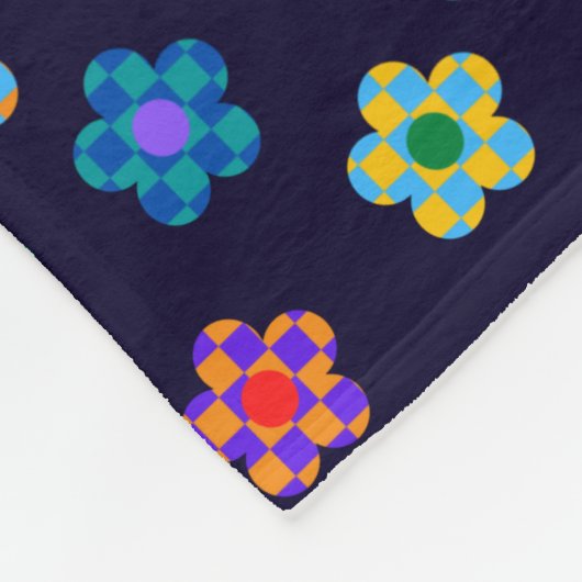 Colorful Pattern Fleece Deken (Hoek)