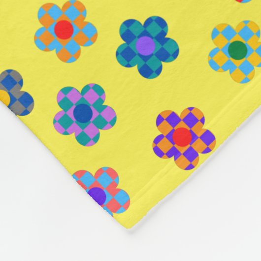 Colorful Pattern Fleece Deken (Hoek)