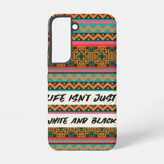 Colorful Pattern isn't White and Black Samsung Galaxy Hoesje (Achterkant)