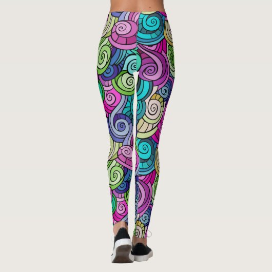 Colorful Pattern Leggings (Achterkant)