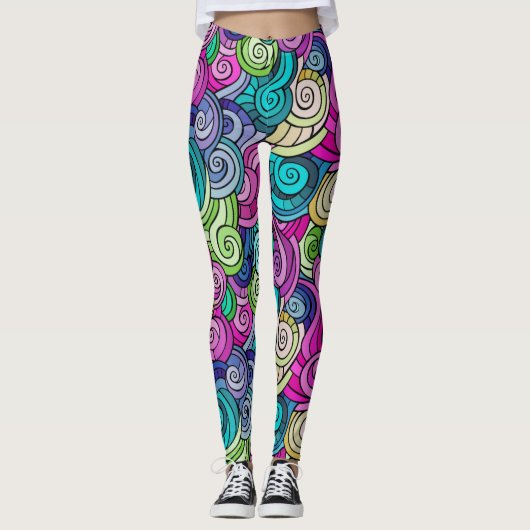 Colorful Pattern Leggings (Voorkant)
