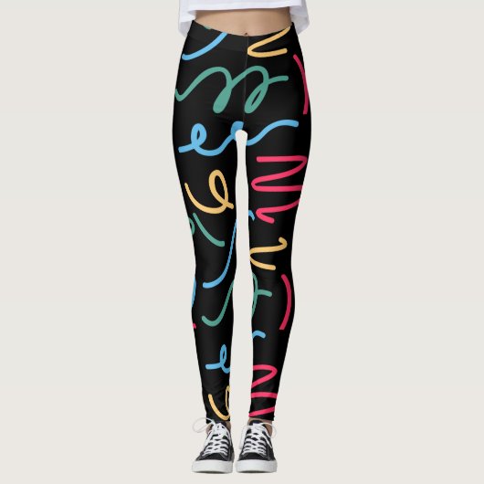 Colorful Pattern Leggings (Voorkant)