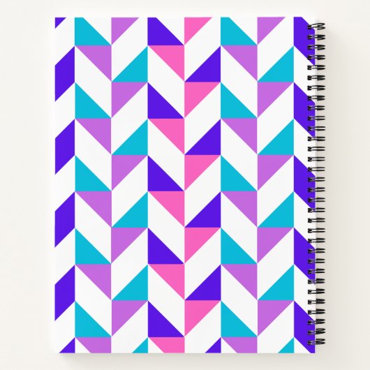 Colorful Pattern Notitieboek (Achterkant)