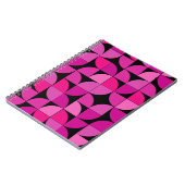Colorful Pattern, Pink, Roos, Floral Pattern Notitieboek (Linkerzijde)
