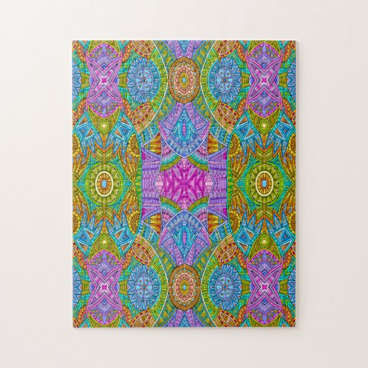 Colorful Pattern Puzzle Legpuzzel (Verticaal)