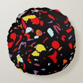 Colorful Pattern Rond Kussen