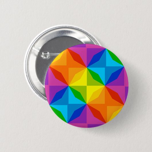 Colorful Pattern Ronde Button 5,7 Cm (Voorkant /achterkant)