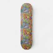 Colorful Pattern Skateboard (Voorkant)