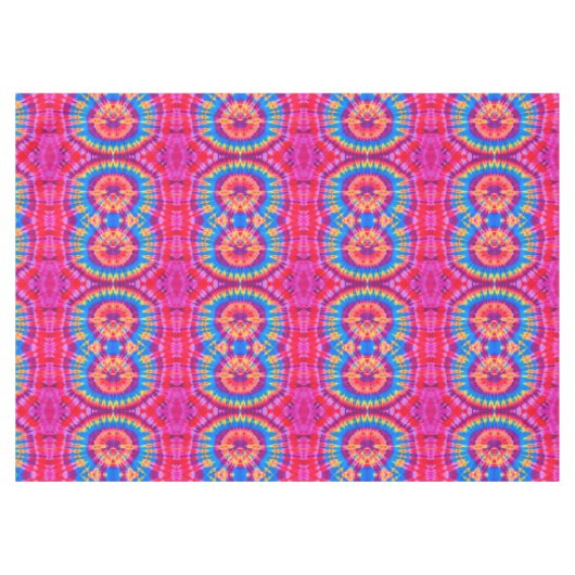 Colorful Pattern Stropdas-dye bohemian Tafelkleed (Voorkant (Horizontaal))