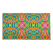 Colorful Pattern Stropdas-dye Hippie Kussensloop (Achterkant-Links)