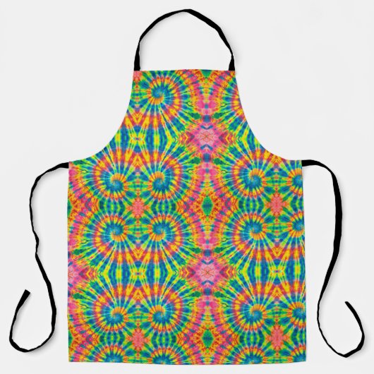 Colorful Pattern Stropdas-dye Hippie Schort (Voorkant)