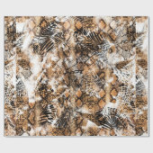 Colorful Pattern Study, Leopard, Zebra, Camouflage Cadeaupapier (Vlak)