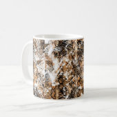 Colorful Pattern Study, Leopard, Zebra, Camouflage Koffiemok (Voorkant links)