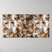 Colorful Pattern Study, Leopard, Zebra, Camouflage Poster (Voorkant)
