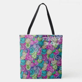 Colorful Pattern Tote Bag
