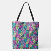 Colorful Pattern Tote Bag (Achterkant)