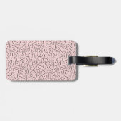 Colorful Pattern Typography Modern Bride Squad Bagagelabel (Achterkant horizontaal)