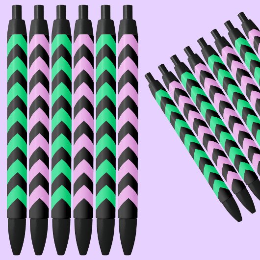 Colorful Pattern Zwarte Inkt Pen